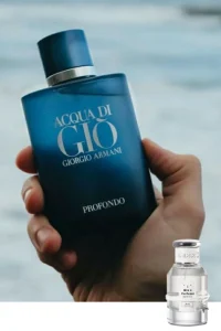 Acqua di Giò Profumo Dupe Test: Gegenüberstellung des originalen Markenparfüms und dem Imixxperfume Duftzwilling basierend auf GC-MS Analyse