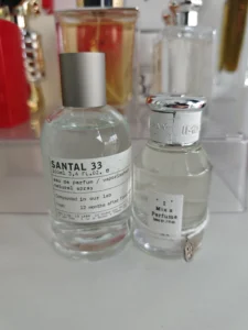 Wie man das perfekte Le Labo Santal 33 Dupe findet: Zara Energetically New York vs. iMixx Perfume 1 Vergleich der Flakons: Originales Luxus-Sandelholz-Parfum und eine hochwertige Extrait de Parfum Alternative